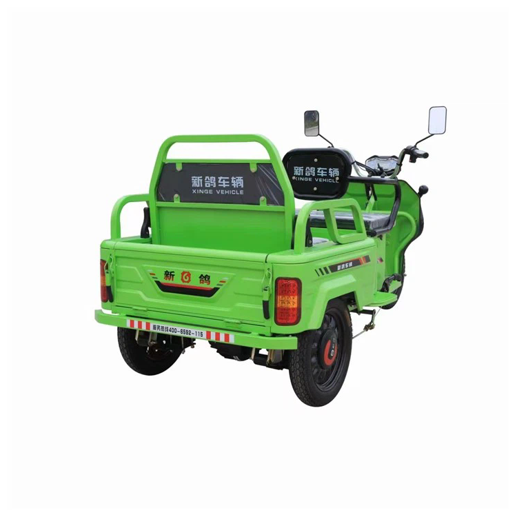 Novo modelo de caminhão elétrico triciclo